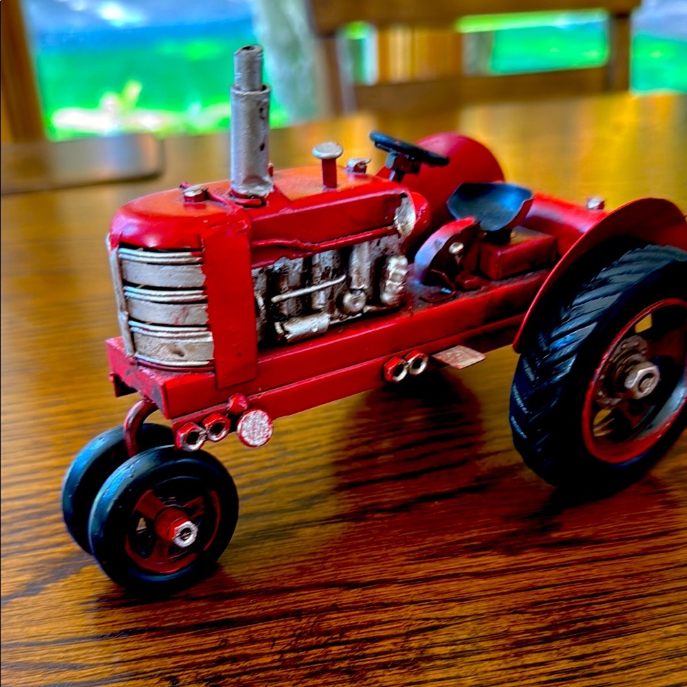 Classic Red  Tractor decoration